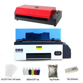 A3 DTF Printer DTF For t shirt Print A3 Heat Transfer T shirt Print Directly Transfer Film DTF Printer DTF ink DTF Film Printer