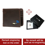 Smart Bluetooth Wallet Tracker Genuine Leather Men Wallets Finder  Short Thin Card Holder compatible Free engraving Cool Gift
