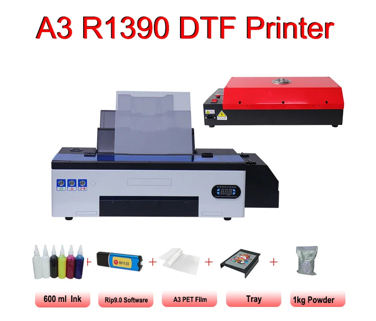 A3 DTF Printer DTF For t shirt Print A3 Heat Transfer T shirt Print Directly Transfer Film DTF Printer DTF ink DTF Film Printer