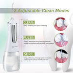 USB Rechargeable Electric Oral Irrigator Tooth Cleaner Portable Dental Water Jet flosser Teeth Cleaning Whitening Tool Kit Care