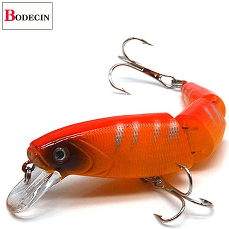 Multi Section Sea Bass Hard Fishing Lure 3D Fish Eyes 1PCS Crankbaits Minnow Fake Artificial Bait Suit For Fishing Carp Tackle