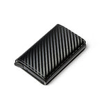 Customized Wallet 2022 Credit Card Holder Men Wallet RFID Aluminium Box Bank Card Holder Vintage Leather Wallet with Money Clips